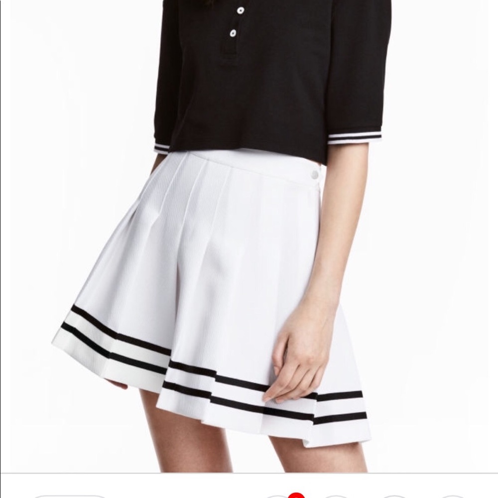 High waisted Pleated Skirt